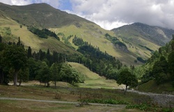 Горы Абхазии.